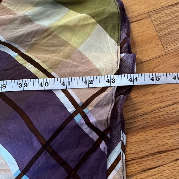 Vintage Plaid sheer dress - Picture 3 of 3